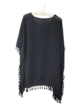 Adreamly Black Swim Swimsuit Coveup OSFM Vacation Beach